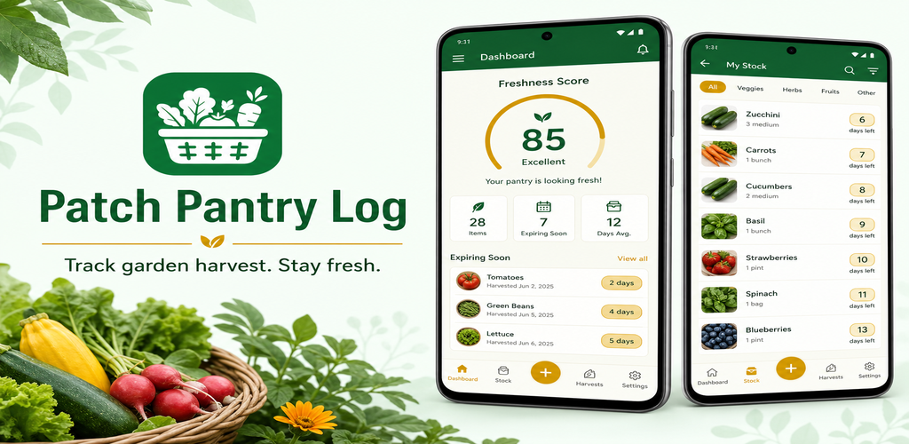 Patch Pantry Log banner